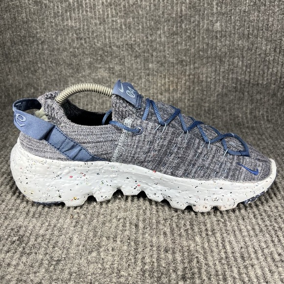 Nike Space Hippie 04 Men's Size 8 Gray Recycled Blue Running Shoes CZ6398-400 - Picture 6 of 11